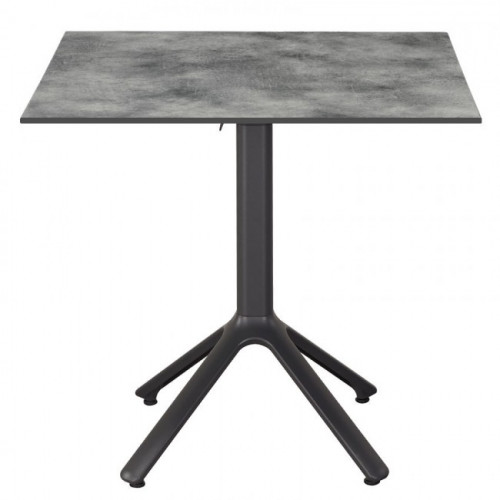 Стол обеденный VLL- SCAB Nemo Folding 80x80 (бетон/антрацит)
