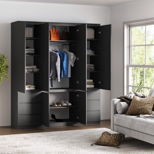 Комплект (ШК-80стиль + ШК-стиль-4ф 2 шт) KOD- ШК-180 стиль