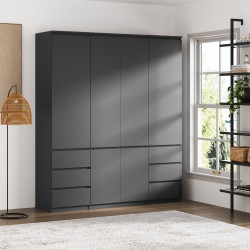 Комплект (ШК-80стиль + ШК-стиль-4ф 2 шт) KOD- ШК-180 стиль