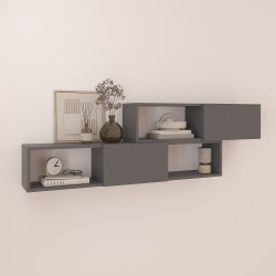 Полка навесная настенная 46х150х22 см KOD- ПК-9