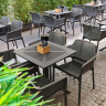 Комплект Nardi DEI- стол Clipx 70 см + 4 кресла Net, Antracite 