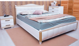 Кровать с подъемным механизмом OLP- Прованс (мягкая спинка, квадраты)