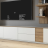 Гостиная Forte LEWISVILLE Wall unit combination _01 Серый/Дуб Валенсия