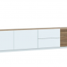 Гостиная Forte LEWISVILLE Wall unit combination _01 Серый/Дуб Валенсия