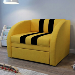 Кресло-кровать VRN- SMART 80х170 см (желтый, черный)