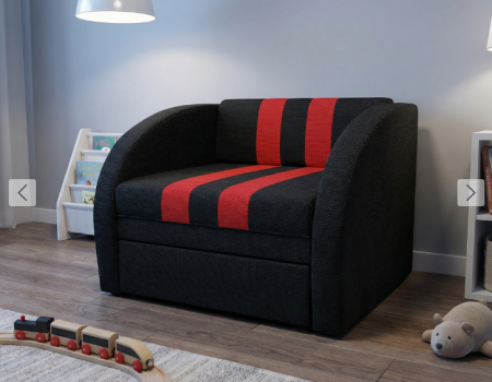 Кресло-кровать VRN- SMART 80х170 см (желтый, черный)