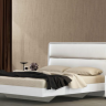 Кровать двуспальная SMS- PARMA (белый глянец)