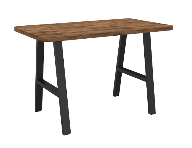 Стол обеденный AMF- Astra 1200 (1200х670хН770) черный графит/дуб ливорно