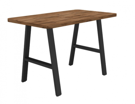 Стол обеденный AMF- Astra 1200 (1200х670хН770) черный графит/дуб ливорно