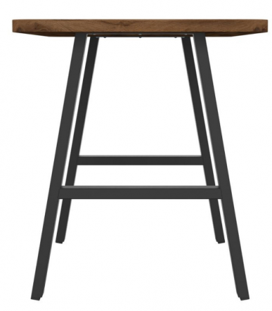 Стол обеденный AMF- Astra 1200 (1200х670хН770) черный графит/дуб ливорно