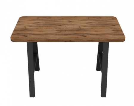 Стол обеденный AMF- Astra 1200 (1200х670хН770) черный графит/дуб ливорно