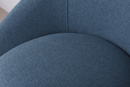 Стул поворотный NL- TOLEDO синий (текстиль)