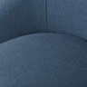 Стул поворотный NL- TOLEDO голубой, синий (текстиль)