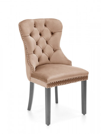 Стул обеденный HALMAR MIYA (бежевый/черный)