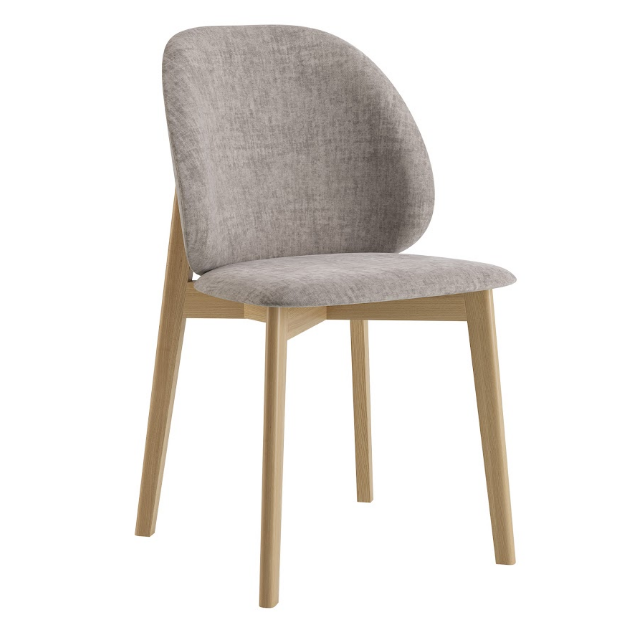 Стул обеденный LVK- Robin массив ясеня (натуральный)    