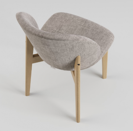 Стул обеденный LVK- Robin массив ясеня (натуральный)    