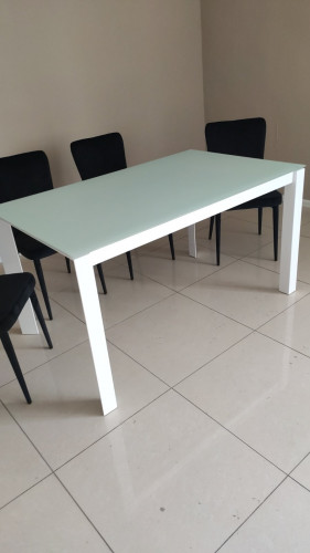 Стол обеденный EXI- Римини-4 (белый)