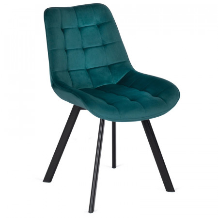 Стул обеденный MEBEL ELITE RICK бирюзовый велюр