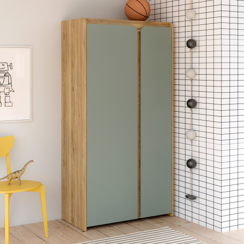 Шкаф на 2 двери Forte HOA HOAS821 (дуб маувелла/шалфей)