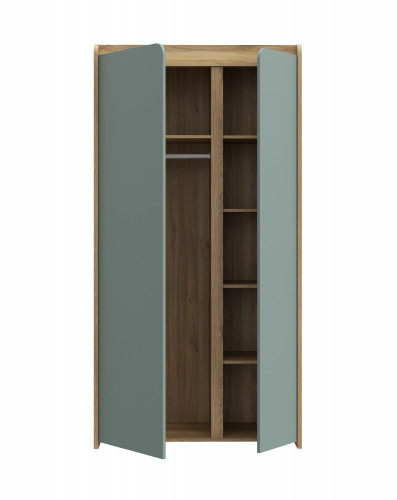 Шкаф на 2 двери Forte HOA HOAS821 (дуб маувелла/шалфей)