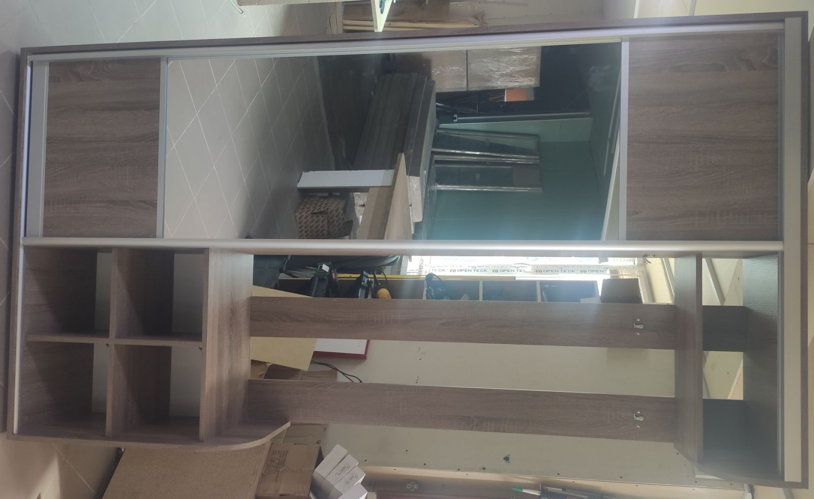 Прихожая (шкаф-купе) BIO- "Флеш" Бриз трюфель