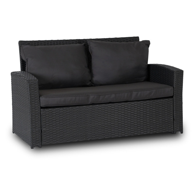 Комплект модульной садовой мебели Siesta  Флорида (черный)