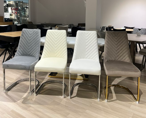 Стул модерн обеденный EXI- ALICANTE-S (Аликанте) экокожа бежевый