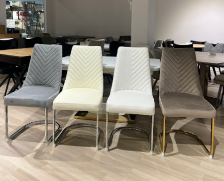 Стул модерн обеденный EXI- ALICANTE-S (Аликанте) экокожа бежевый