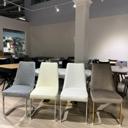 Стул модерн обеденный EXI- ALICANTE-S (Аликанте) экокожа бежевый