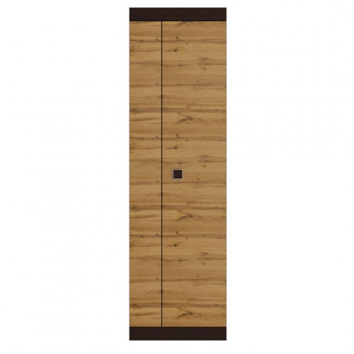 Шкаф распашной на 2 двери EVR- Соната-600 венге + фасад крафт золотой