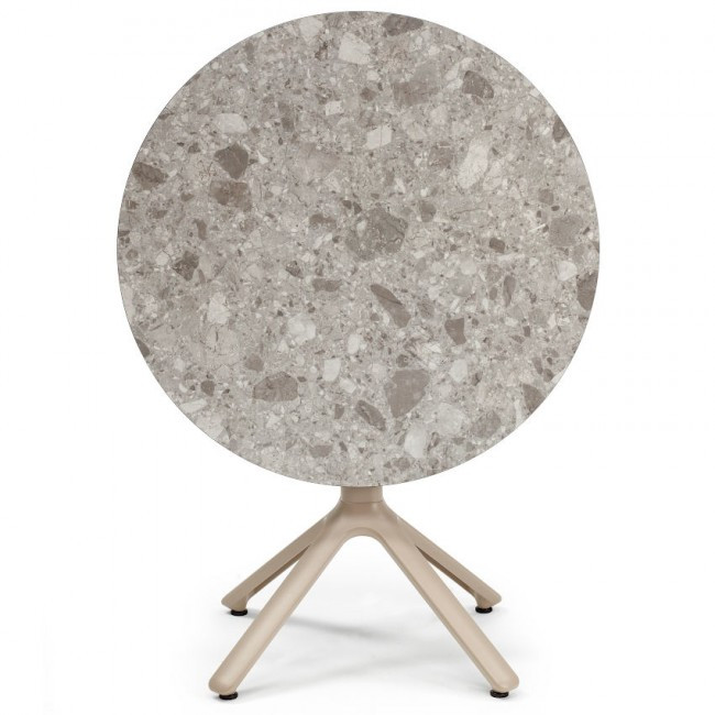 Стол для кафе VLL- SCAB Nemo Folding D70 (гравий/тортора)