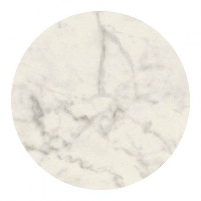 Столешница круглая VLL- Topalit (белый мрамор)
