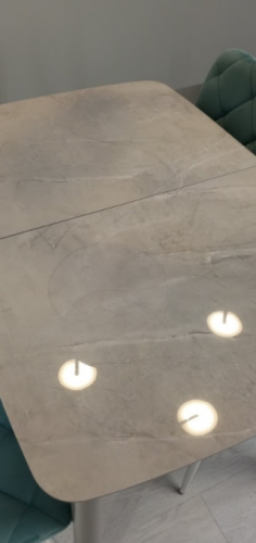 Стол обеденный модерн VTR- TM-84 калакатта мрамор + серый 