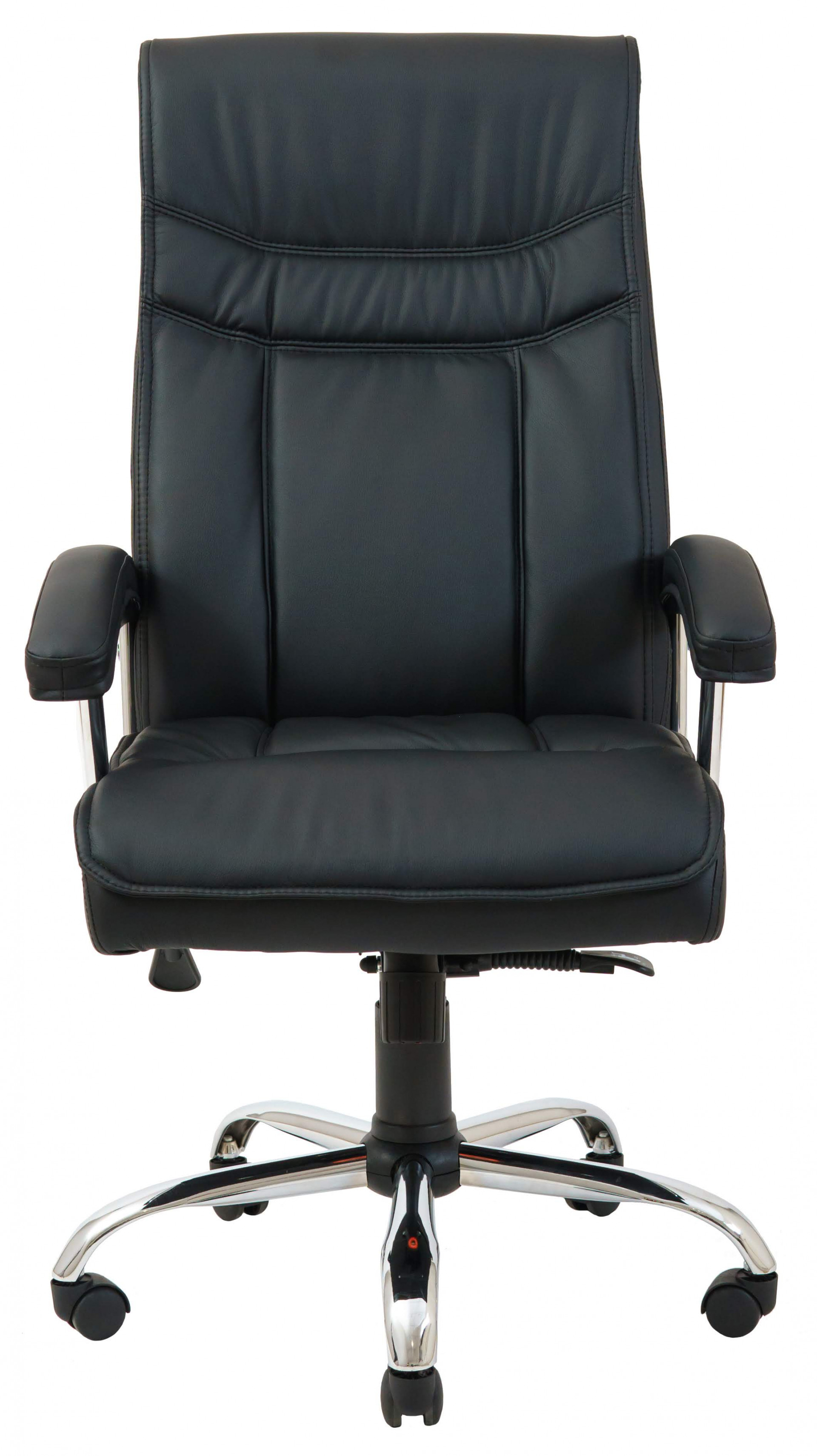 Кресло офисное  RCH- Бургас Хром М-2 черное