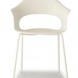 Стул пластиковый VLL- SCAB LADY B 2696 (белый)