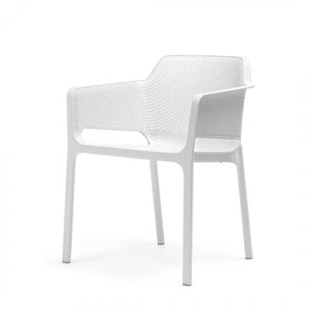 Комплект Nardi DEI- стол Clipx 70 см + 4 кресла Net, Bianco