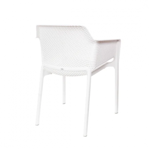 Комплект Nardi DEI- стол Clipx 70 см + 4 кресла Net, Bianco