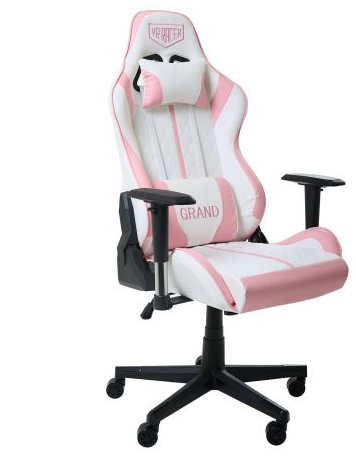 Кресло геймерское MFF- VR Racer Original Grand белый/розовый