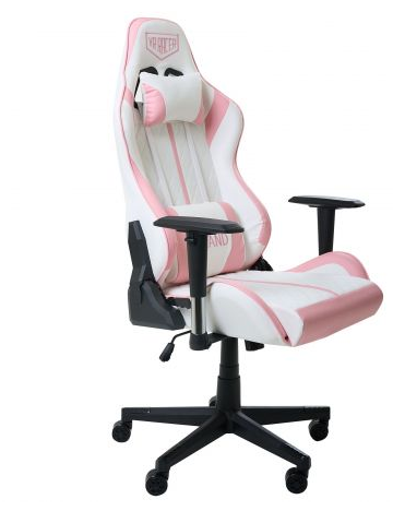 Кресло геймерское MFF- VR Racer Original Grand белый/розовый