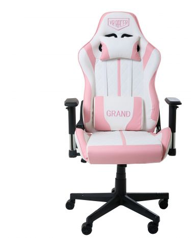 Кресло геймерское MFF- VR Racer Original Grand белый/розовый