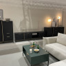 Тумба под телевизор Perfect Home Ларс/Lars 3-дверная 3D/203 Антрацит