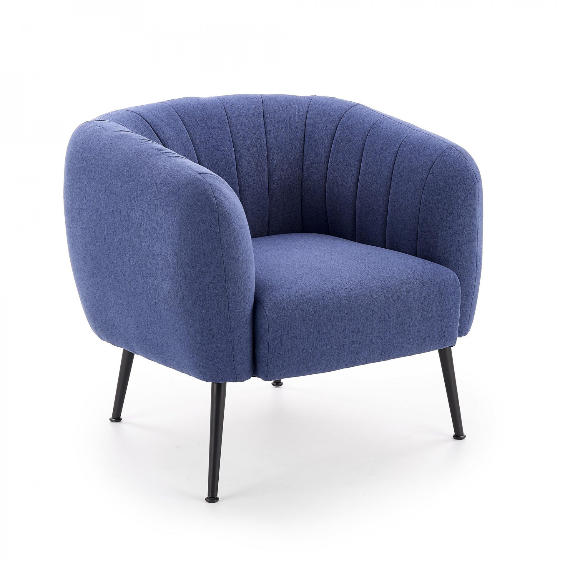 Мягкое кресло для отдыха PL- HALMAR LUSSO темно-синий
