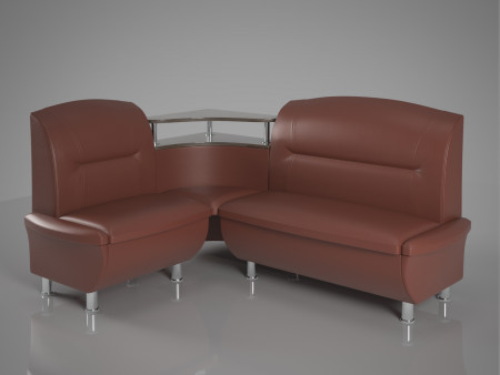Кухонный уголок  SNT- Смузи (160х125х85) однотон