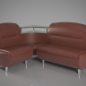 Кухонный уголок  SNT- Смузи (160х125х85) однотон