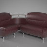 Кухонный уголок  SNT- Смузи (160х125х85) однотон
