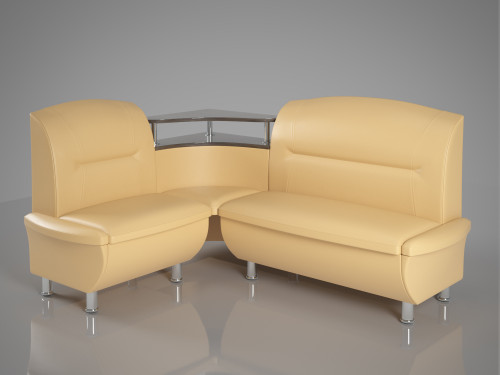 Кухонный уголок  SNT- Смузи (160х125х85) однотон
