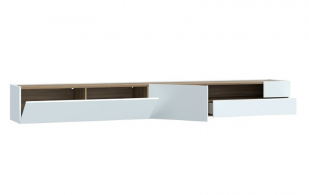 Гостиная Forte LEWISVILLE Wall unit combination _02 Серый/Дуб Валенсия