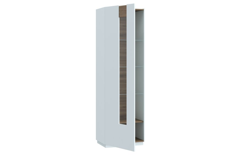 Гостиная Forte LEWISVILLE Wall unit combination _02 Серый/Дуб Валенсия