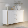 Комод Forte FORREST HILLS FTHK231B белый-золото