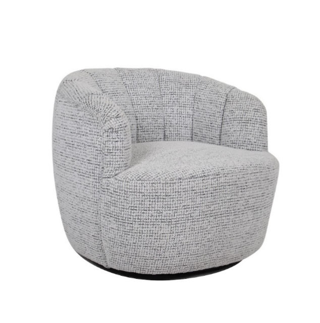 Кресло поворотное VTR- Верона (Снежный графит)   